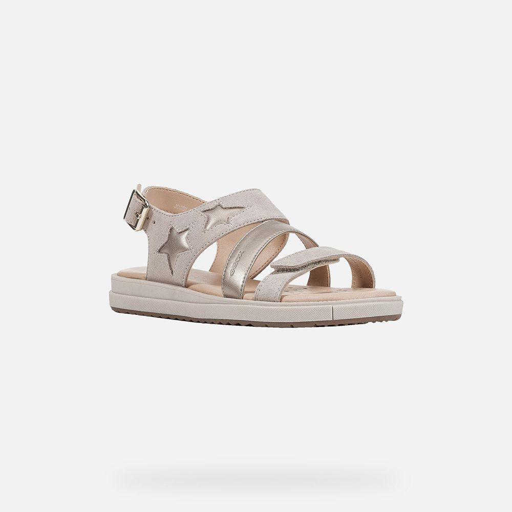 Sandalias Geox Menina Bege - Rebecca - EPZQJ7384